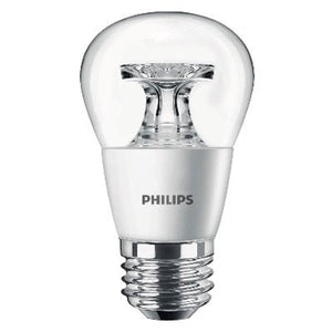 Philips LED Dimmable A15 Soft White Light Bulb with Warm Glow Effect 450-Lumen, 2700-2200K - Crystal Lens