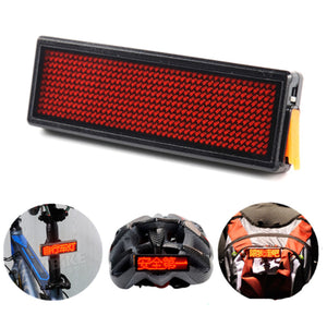 Bicycle Tail Light USB Rechargeable Backpack Helmet Outdoor Warning Light