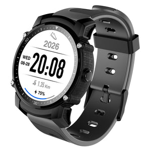 JSBP FS08 Transflective Screen Smart Watch w/ IP68 Waterproof, Cycling/Running/Climbing/Walking Sport Mode, GPS - Gray