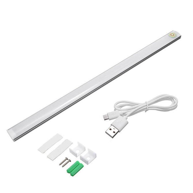 Warm White 21-LED 6W USB Touch Sensor LED Bar Lamp, Ultrathin Closet Cabinet Lamp Night Light