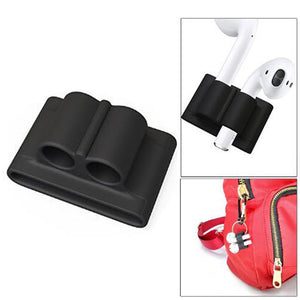Portable Anti-lost Silicone Wireless Earphone Carrying Strap Carry Case Skin Cover for Apple AirPods Air Pods Accessory