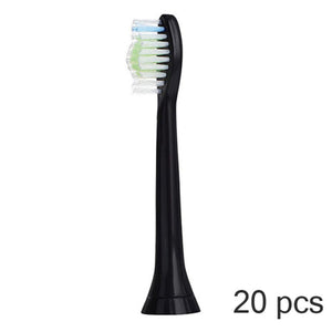 20PCS Replacement Toothbrush Heads for Electric Philips Sonicare HydroClean DiamondClean - Black