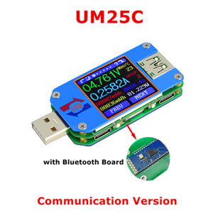 RD UM25C For APP USB 2.0 Type-C LCD Voltmeter Ammeter Voltage Current Meter Battery Charge Measure Cable Resistance Tester
