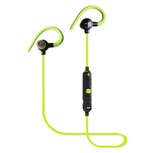 AWEI A620BL Sports Wireless Bluetooth Magnetic In-Ear Earphone with Microphone - Green