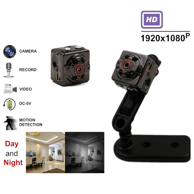 ESAMACT Full HD Video 1080p DV DVR Mini Camera Camcorder SQ8 Micro Cam Motion Detection with Infrared Night Vision