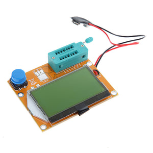 Mega328 M328 LCR-T4 12846 LCD Digital Transistor Tester Meter Backlight Diode Triode Capacitance ESR Meter MOS/PNP/NPN L/C/R