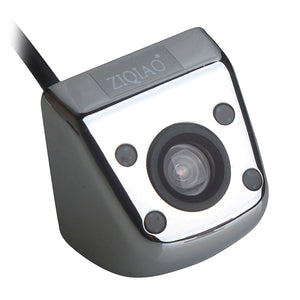 ZIQIAO Waterproof Color CCD Car Rear View Camera w/ 4-LED IR Night Vision