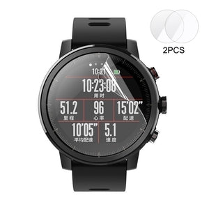 2PCS Hat-Prince HD Clear PET Screen Protector for HUAMI AMAZFIT Smart Watch 2 / 2S