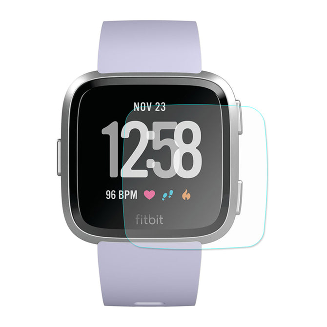 Hat-Prince Ultra Thin Clear Tempered Glass Screen Protector Film for Fitbit Versa