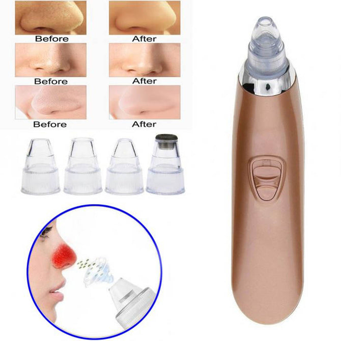 KICCY Blackheads Suction Machine, Electric Pore Cleaning Tool with Replaceable Heads