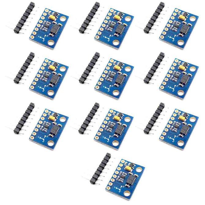 Produino 10Pcs LSM303DLHC e-Compass 3-Axis Accelerometer and 3-Axis Magnetometer Modules