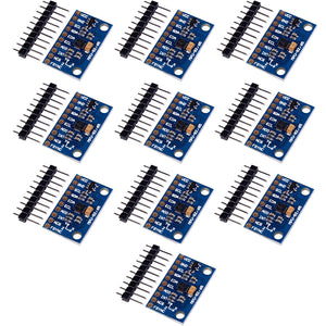 Produino 10Pcs MPU-9255 Three-axis Gyroscope Accelerometer Magnetic Field Best ST Sensor Modules for Arduino