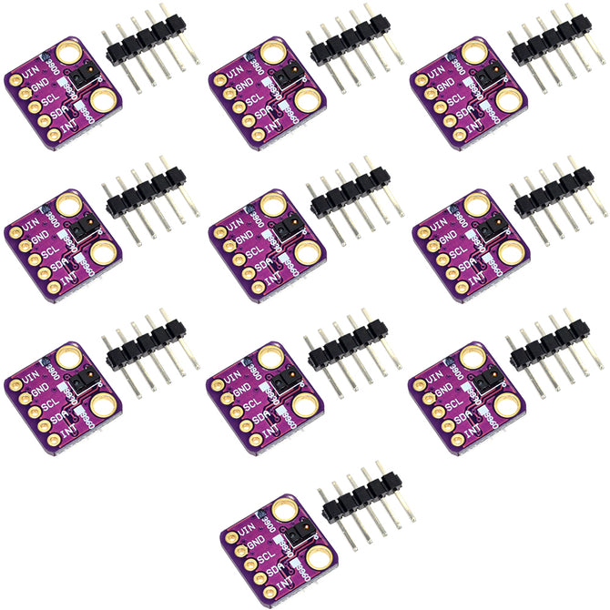Produino 10Pcs GY-APDS9900-LLC APDS-9900 RGB and Gesture Sensor Modules w/ I2C Breakout for Arduino