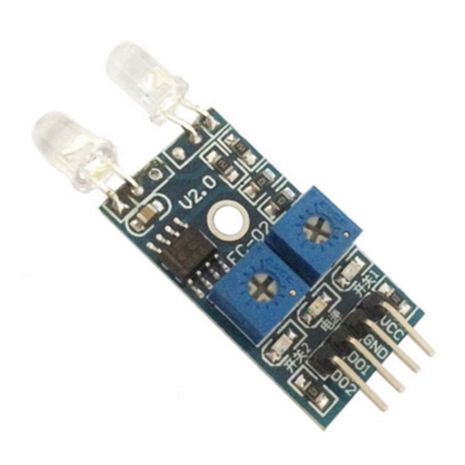 Produino Light Detection 4-Pin 2-Channel Photo Diode Sensor Module - Blue