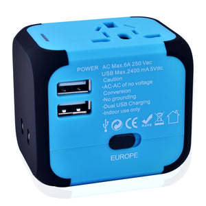 Jtron Multi-National Travel Adapter, USB Charger