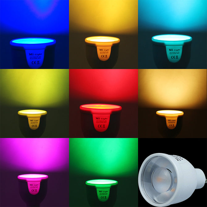 FUT018 5W GU10 Mi.Light LED Bulb, RGBW / Dual White Lamp