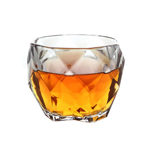 Creative Crystal Style Home Thickened Whiskey Wine Glass - Transparent