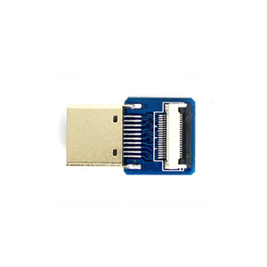 Waveshare Straight HDMI Plug Adapter for DIY HDMI Cable