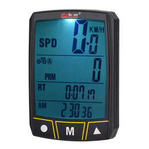 YT-338 Multi-Functional Bicycle Waterproof 25 Function Touch Screen Bike Wireless Speed Meter