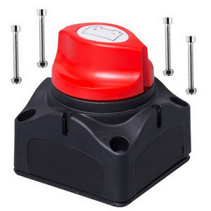 Car Battery Power Switch 12V/24V Marine Removable Batteries Isolatoe Cut Off On Off Switch for Car Yacht