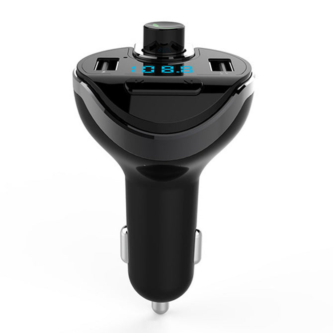 Bluetooth Car Kit w/ Handsfree FM Transmitter, Wireless A2DP MP3 Player