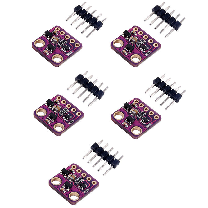Produino 5Pcs GY-MAX30102 Heart Rate Click Sensor Breakout Sensor Modules for Arduino