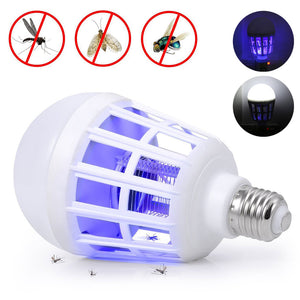 YouOKLight 15W  E27 LED Insect Killer Light Bulb with Electric Bug Zapper Built in Insect Trap, Fly Mosquito Killer, 110V
