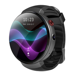 LEMFO LEM7 4G-LTE Smart Watch Phone, Equipped with 700mAh Power Bank - Black