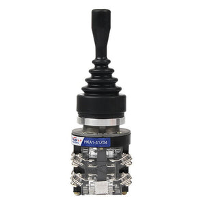 YENISEI HKA1-41Z04 Joystick Monolever Momentary Switch, AC 380V 15Amp 4NO 4-Position