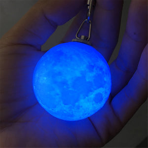 YWXLight Creative Mini 4cm 3D LED Moonlight Nightlight Keychain RGB Light