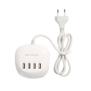 EU Plug 5V 2.4A 4 Ports USB Wall Charger AC Power Adapter Travel Home Charger for IPHONE IPAD Tablet PC