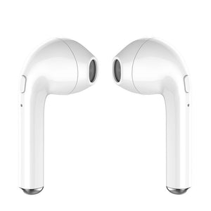 TWS Wireless Dual Bluetooth Headset Twins Stereo Headphone Cordless Sports Earphones - White
