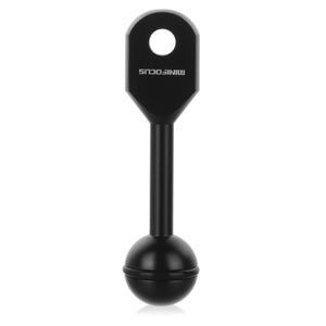 3"/7.6cm Aluminium 1" Ball and YS Head Adapter Arm for Underwater Strobe/Housing