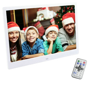 13.3 Inch Digital Photo Frame LED Backlight HD 1280 x 800 Electronic Album Full Function - EU Plug