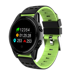 R13 Men's Smart Wrist Watch Sports Bracelet Fitness Tracker with Heart Rate Monitoring - Green