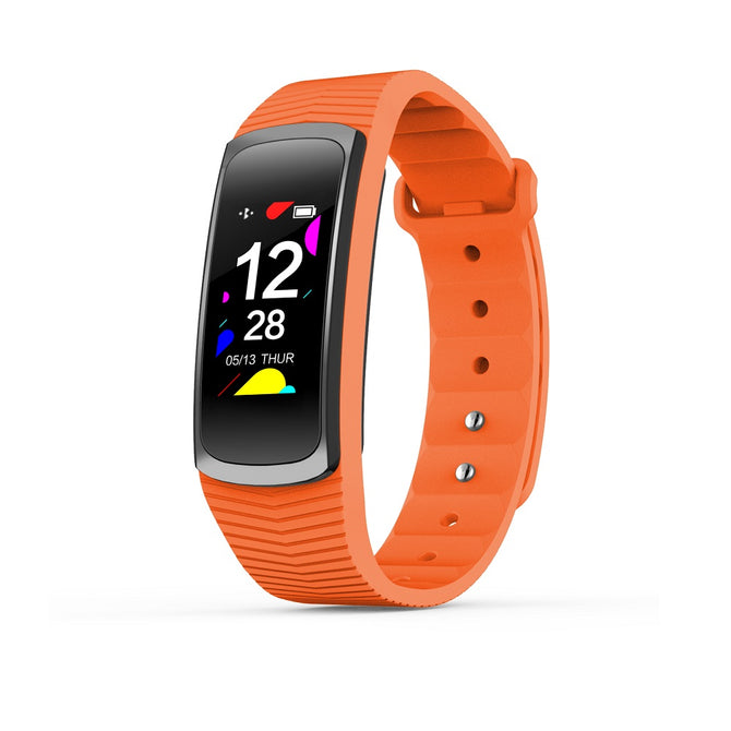 SMA-B3 2018 Touch Screen Smart Bracelet with Blood Pressure Heart Rate Monitoring Pedometer - Orange