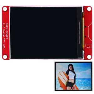 OPEN-SMART 2.4 Inches UART Serial TFT LCD Module Expansion Shield for Arduino UNO R3 / Mega2560 / Leonardo / Nano