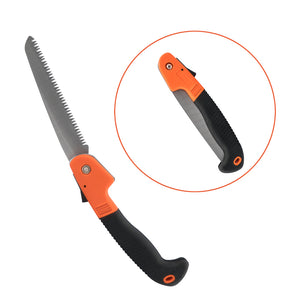 AceCamp Camping Hiking Emergency Survival Hand Tool Saw, Portable Folding Serrated Saw for Garden Pruning DIY Woodworking