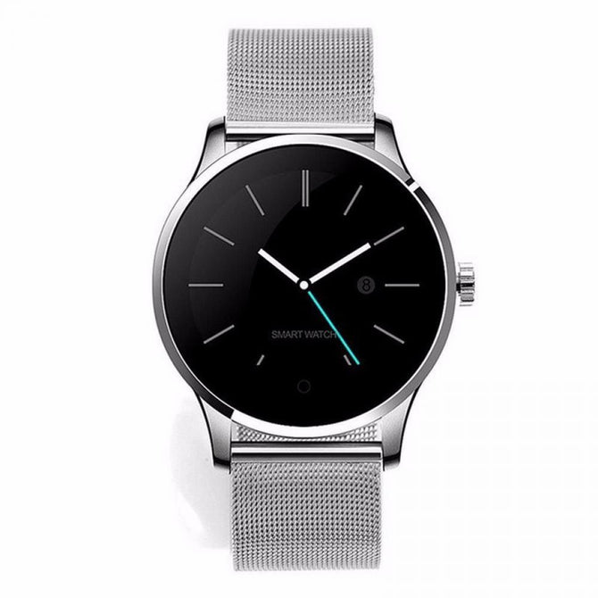 K88H Smart Watch IOS Android Heart Rate Monitor Smart Watch 1.22 Inch IPS Round Screen Bluetooth SmartWatch Black