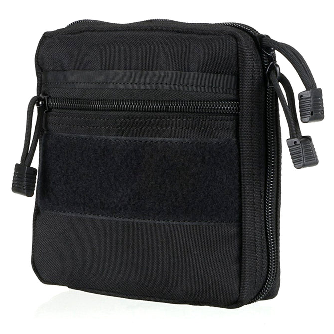 Outdoor Toolkit Accessories Storage Bag, Medical Bag, Washing Finishing Bag, Tactical Backpack Hanging Bag - Black