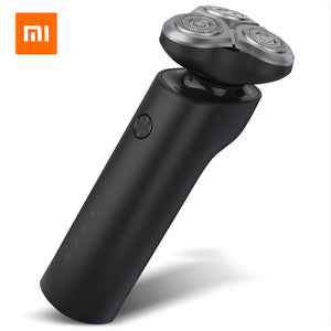 2018 New Xiaomi Mijia Electric Shaver w/ Flex Razor Head, 3 Dry Wet Shaving Washable Main-Sub Dual Blade Turbo+ Mode Comfy Clean