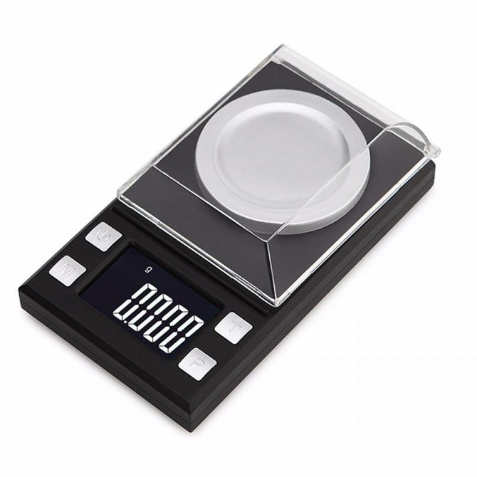 50g/0.001g LCD Digital Jewelry Scales Lab Weight High Precision Scale Medicinal Use Portable Mini Electronic Balance Black