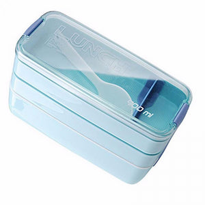 Hot Sales 900ml Portable 3 Layer Healthy Lunch Box Food Container Microwave Lunch Boxes Bento Lunchbox Pink/Other