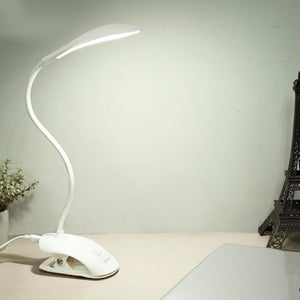 Desk Lamp USB Led Table Lamp 14 LED Table Lamp With Clip Bed Reading Book Light LED Desk Lamp Table Touch 3 Modes White/0-5W