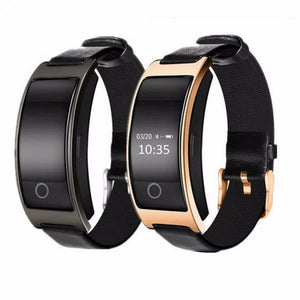 CK11S Wristband Blood Pressure Watch Blood Oxygen Heart Rate Monitor Smart Bracelet Pedometer IP67 Waterproof Smartband Gold
