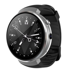 JSBP Z28 4G Android 7.0 Smart Watch w/ 1GB 16GB, GPS, Wi-Fi Hotspot, Power Bank Charging for Android, IOS Smartphone - Silver