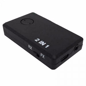 2-in-1 Bluetooth Wireless Transmitter A2DP Receiver Stereo Audio Music Adapter Black/Bluetooth v4.0