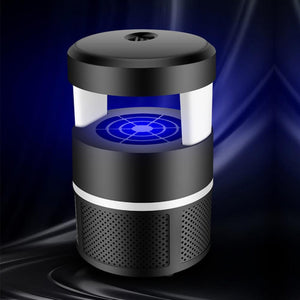 Smart UV LED Mosquito Killer Lamp USB 5W Mosquitoes Killer Lamp Non-Radiation Mute Household Mosquitoes Repelling Lamp Black