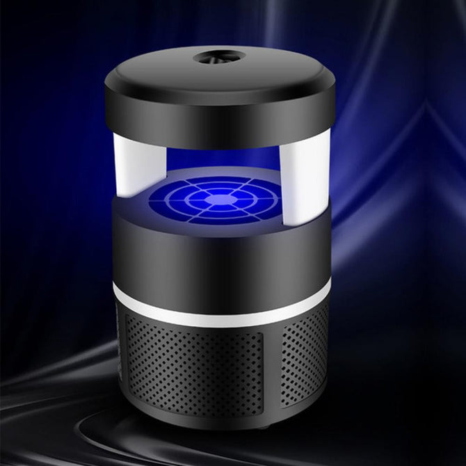 Smart UV LED Mosquito Killer Lamp USB 5W Mosquitoes Killer Lamp Non-Radiation Mute Household Mosquitoes Repelling Lamp Black