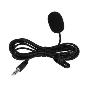 Professional Microfone Lapela Tie Clip Lavalier Microphone 3.5mm Screw Plug Lapel Mic Mike For DSLR Camera UHF Wireless System Black